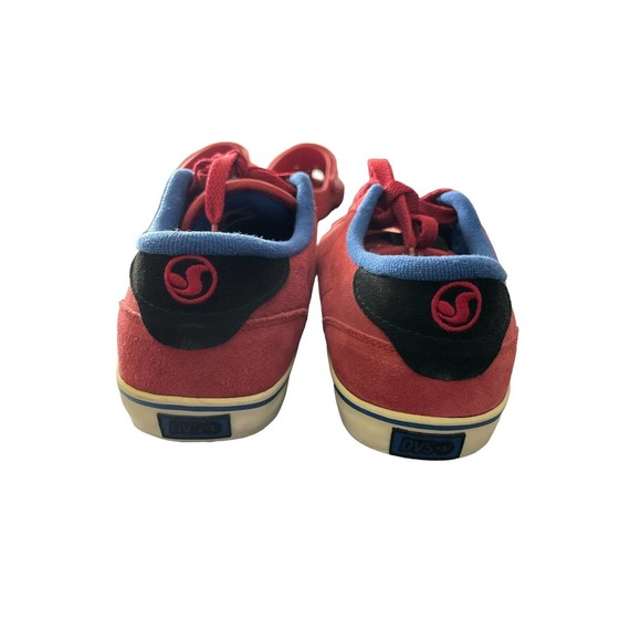 DVS SHOES DAEWON 12'S‎ SNEAKER RED AND BLUE SUEDE SZ 9.5 - Picture 6 of 7